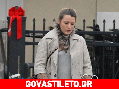 Μπλέικ Λάιβλι: Βγήκε για χριστουγεννιάτικα ψώνια άβαφη και με την κοιλιά «στο στόμα»!